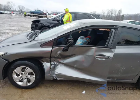 2013 Honda Civic Lx from USA, damaged, VIN 2HGFB2F50DH599827